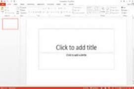 Microsoft PowerPoint 2013